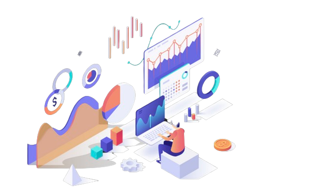 data analytics & business intelligence illustration