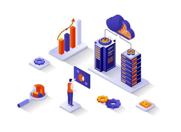 cloud architecting & big data illustration